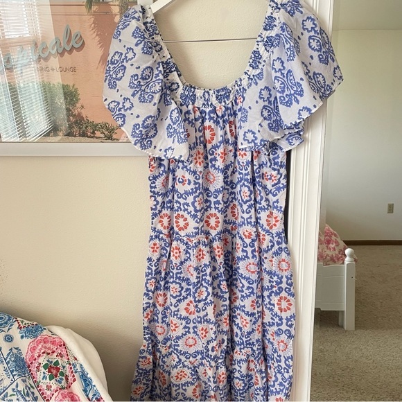 Anthropologie Ro’s Garden Jenna Floral Midi Dress - Picture 4 of 4